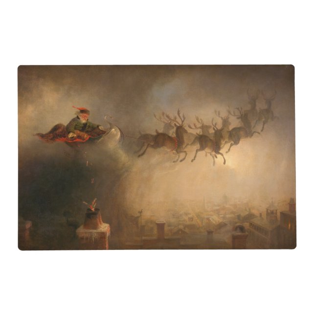 Santa Claus by William Holbrook Beard Placemat (Front)