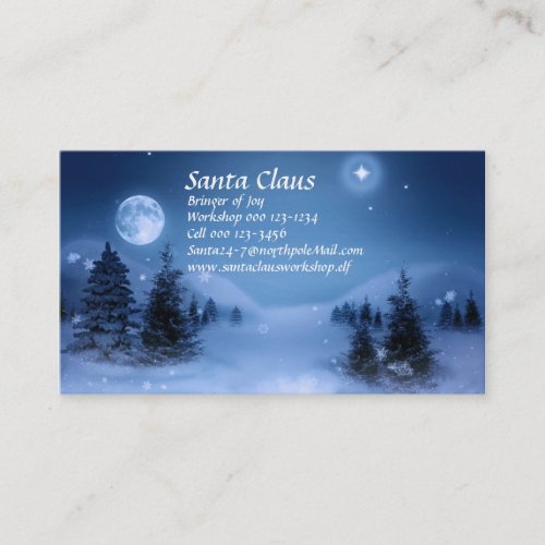 Santa Claus Business Card
