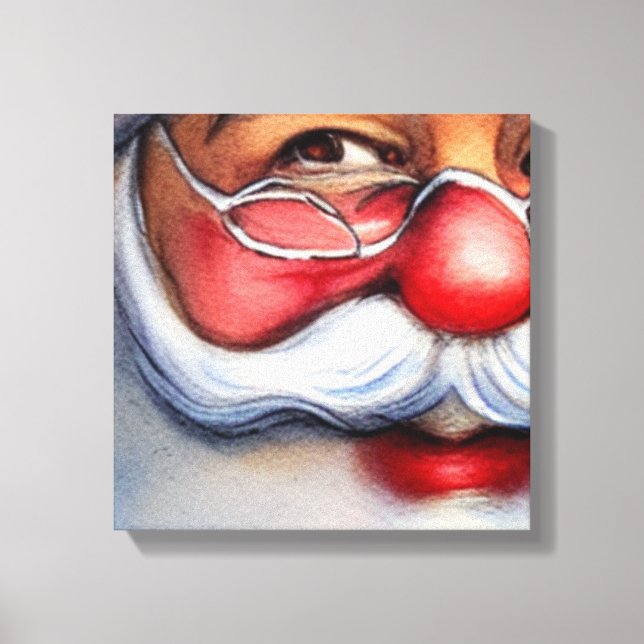 Santa Claus Canvas Print (Front)