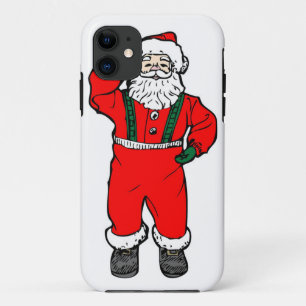 Santa Claus Cartoon Illustration iPhone 11 Case