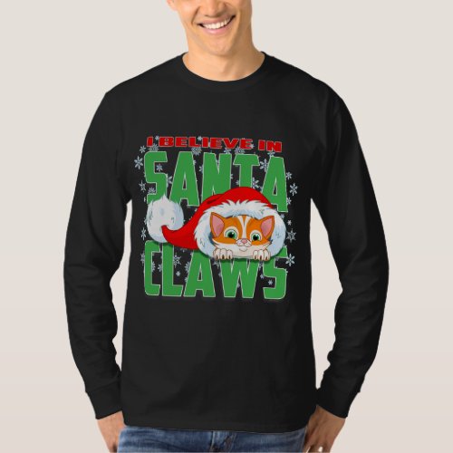 Santa Claus Cat Claws Ugly Christmas Sweater Cat