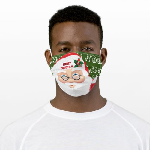 Santa Claus Christmas Adult Cloth Face Mask