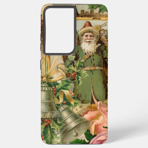 Santa Claus Christmas Antique Beautiful Art Samsung Galaxy S21 Ultra Case