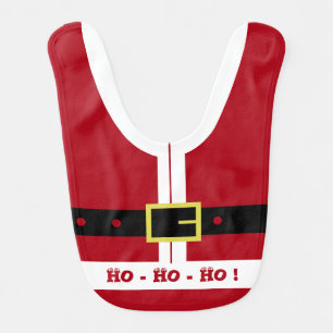 Santa Claus Christmas Baby Bib