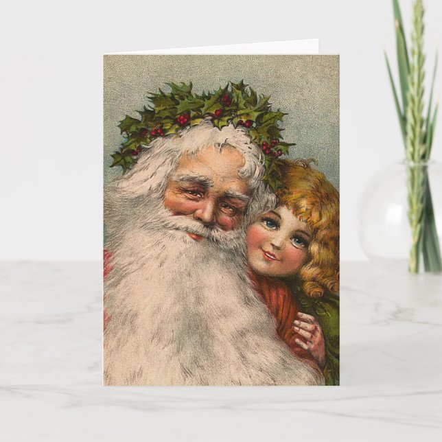"Santa Claus" Christmas Card (Front)