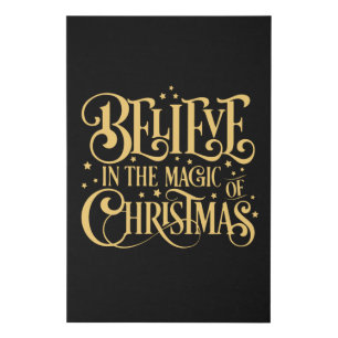Santa Claus Christmas Cool Funny Geek Gift Idea Faux Canvas Print