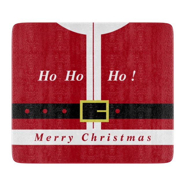 Santa Claus Christmas Cutting Board (Front)