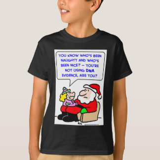 santa claus christmas dna evidence T-Shirt