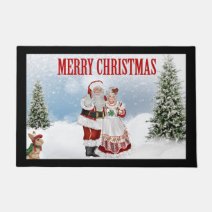 Santa Claus Christmas Doormat Door Mat