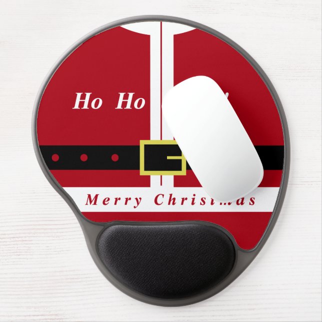Santa Claus Christmas Gel Mouse Pad (Left Side)