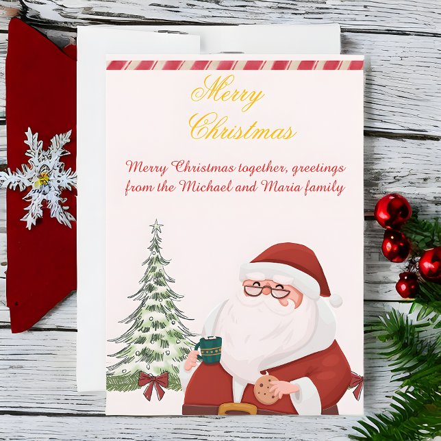 `Santa Claus Christmas Greeting Card (Creator Uploaded)
