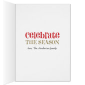 Santa Claus Christmas Greeting Cards (Inside (Right))