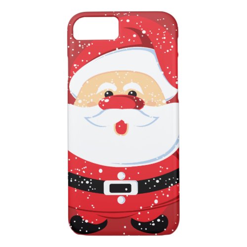 Santa Claus Christmas holiday custom iPhone 87 Case