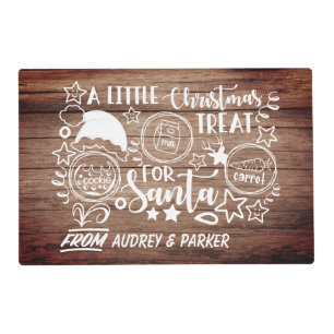 Santa Claus Christmas Holiday Serving Placemat