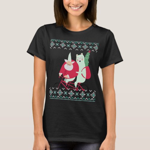  Santa Claus Christmas Holidays Fun Funny T_Shirt