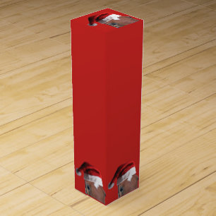 Santa Claus Christmas Horse Wine Box