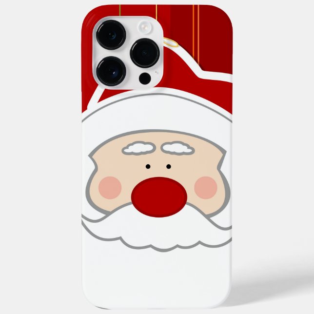 Santa Claus Christmas Humor Case-Mate iPhone Case (Back)