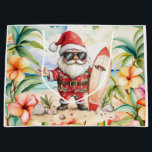 Santa Claus Christmas in July at the beach surfer Large Gift Bag<br><div class="desc">Santa Claus Christmas in July at the beach Large Gift Bag 
for Coach,  Instructor,  teacher,  friends,  mom,  dad,  girlfriend/boyfriend,  co-worker,  hostess,  neighbor,  him/her,  couples,  grandparents,  boss,  friend,  family,  in-laws,  squad,  team,  for Coach,  Instructor,  teacher, </div>