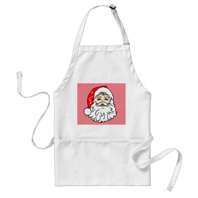 SANTA CLAUS CHRISTMAS KITCHEN APRONS (Front)