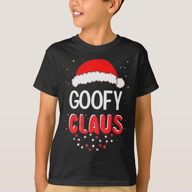 Santa Claus Christmas Matching Costume  T-Shirt (Front)