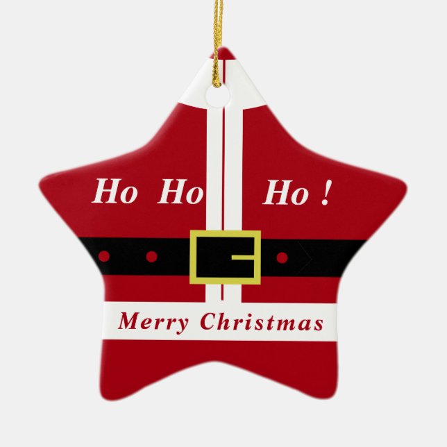 Santa Claus Christmas Ornament (Front)