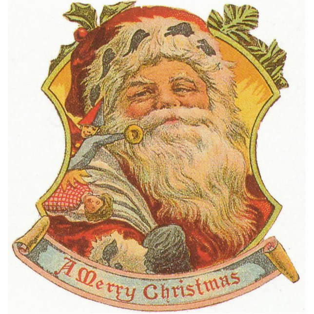 SANTA CLAUS CHRISTMAS ORNAMENT (Front)