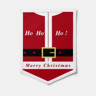 Santa Claus Christmas Pennant