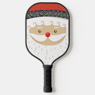 SANTA CLAUS CHRISTMAS PICKLEBALL PADDLES 