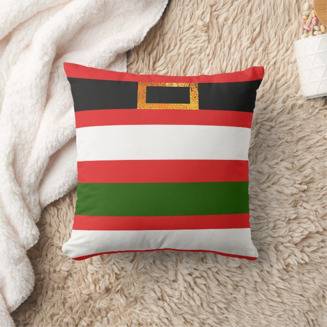 Santa Claus, Christmas season gift  Throw Pillow (Blanket)