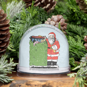 SANTA CLAUS CHRISTMAS SNOW GLOBE