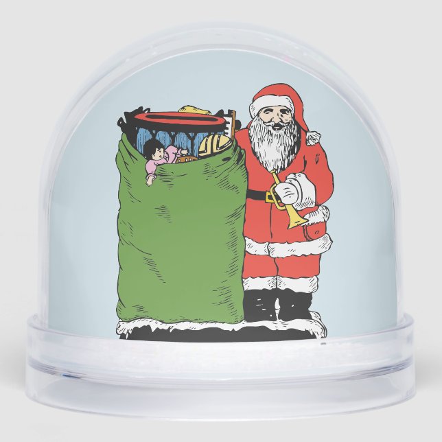 SANTA CLAUS CHRISTMAS SNOW GLOBES SNOW GLOBES SNOW GLOBE (Front)