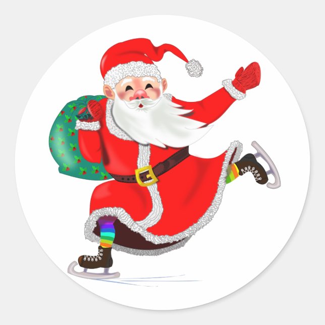Santa Claus Christmas Stickers (Front)