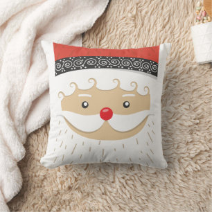 SANTA CLAUS CHRISTMAS THROW PILLOW