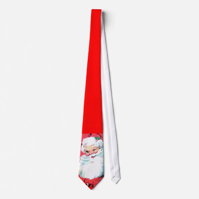 Santa Claus Christmas Tie (Front)