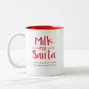 Santa Claus Christmas Two-Tone Coffee Mug