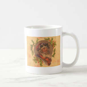 Santa Claus Christmas Vintage Portrait Coffee Mug