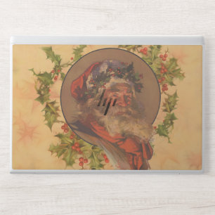 Santa Claus Christmas Vintage Portrait HP Laptop Skin