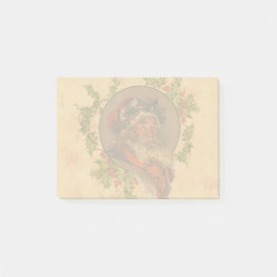 Santa Claus Christmas Vintage Portrait Post-it Notes
