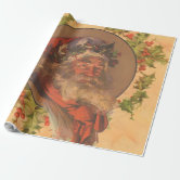 Santa Claus Ukelele - Wrapping paper sheets – HiAloha Design