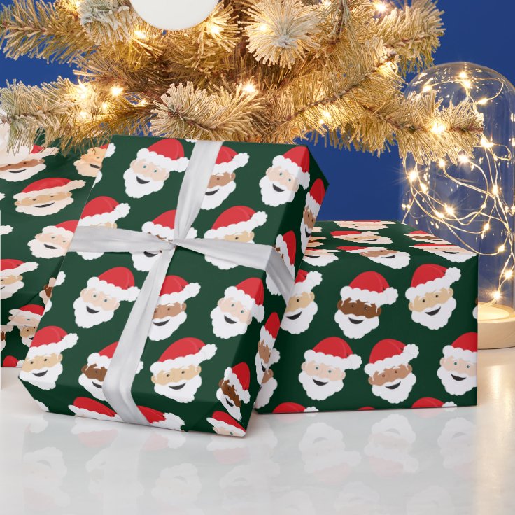 Santa Claus Christmas Wrapping Paper | Zazzle