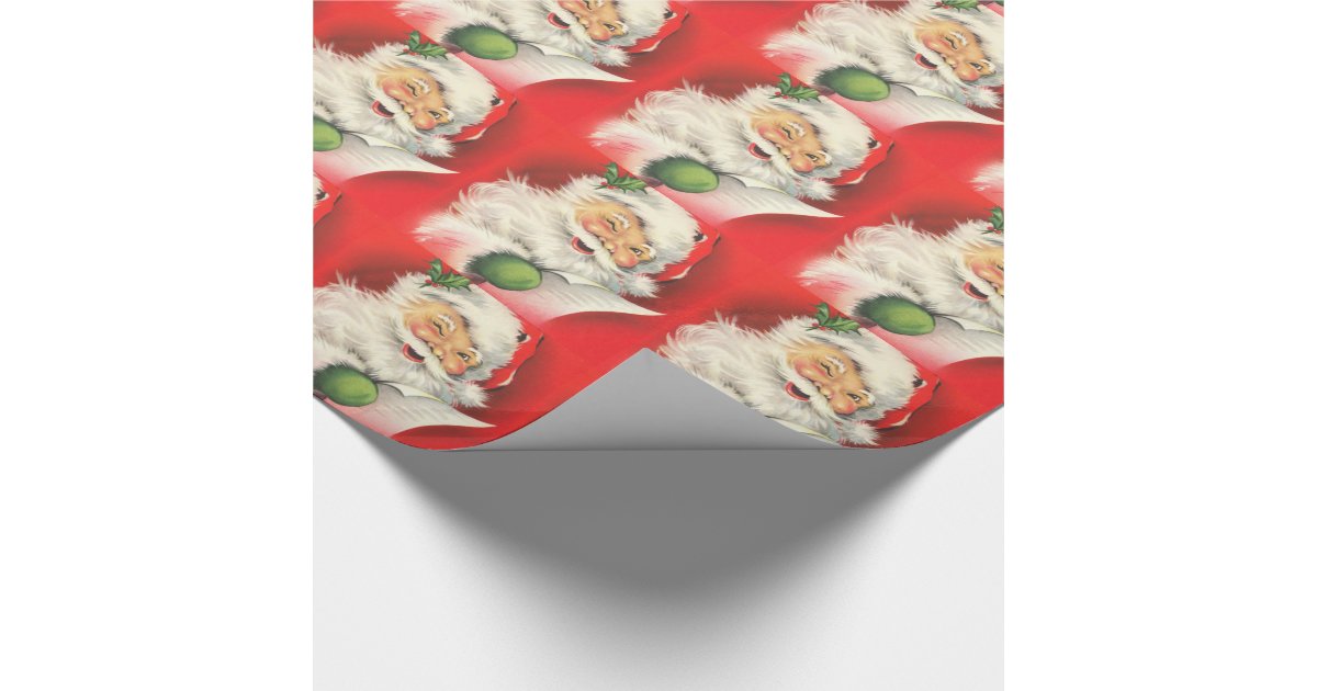 Santa Claus/Christmas Wrapping Paper | Zazzle.com