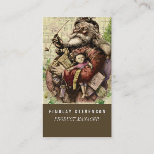 Santa Claus Classic Thomas Nast Illustration  Business Card