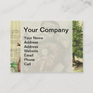 Santa Claus Classic Thomas Nast Illustration  Business Card