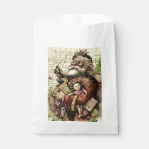 Santa Claus Classic Thomas Nast Illustration  Favor Bag