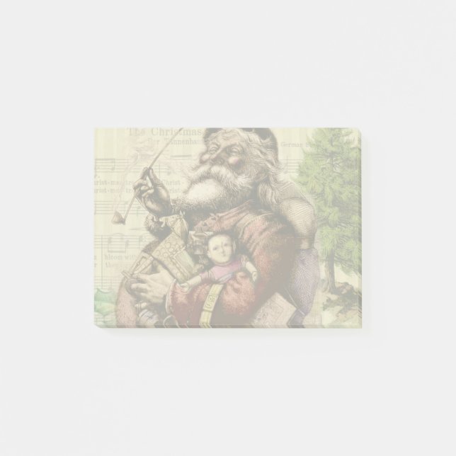 Santa Claus Classic Thomas Nast Illustration  Post-it Notes (Front)