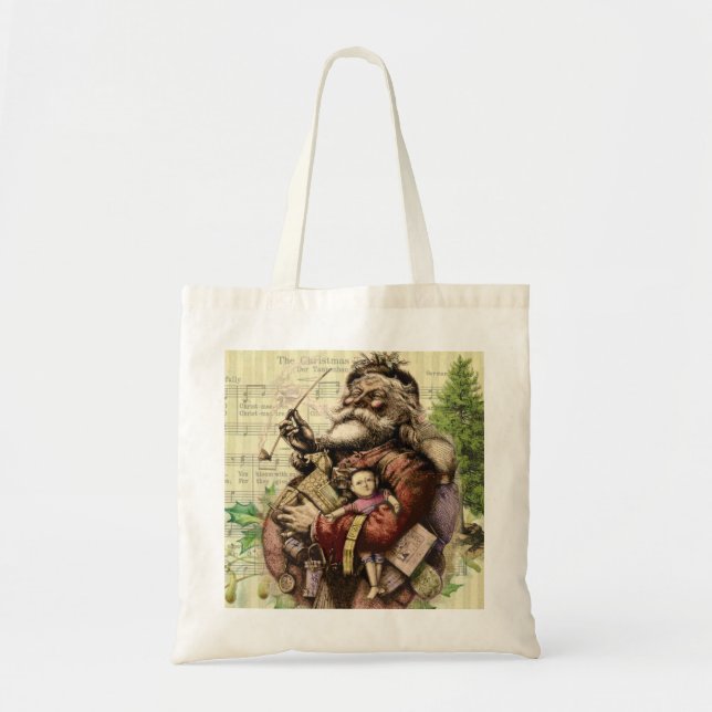 Santa Claus Classic Thomas Nast Illustration  Tote Bag (Front)