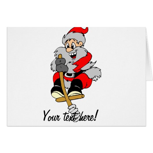 Santa Claus clipart Cards (Front Horizontal)
