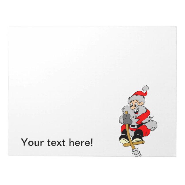 Santa Claus clipart Notepad (Front)