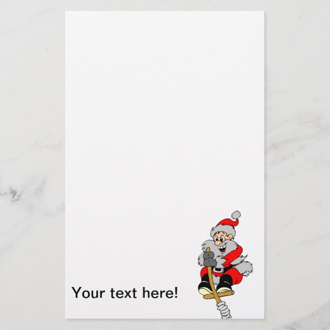 Santa Claus clipart Stationery (Front)