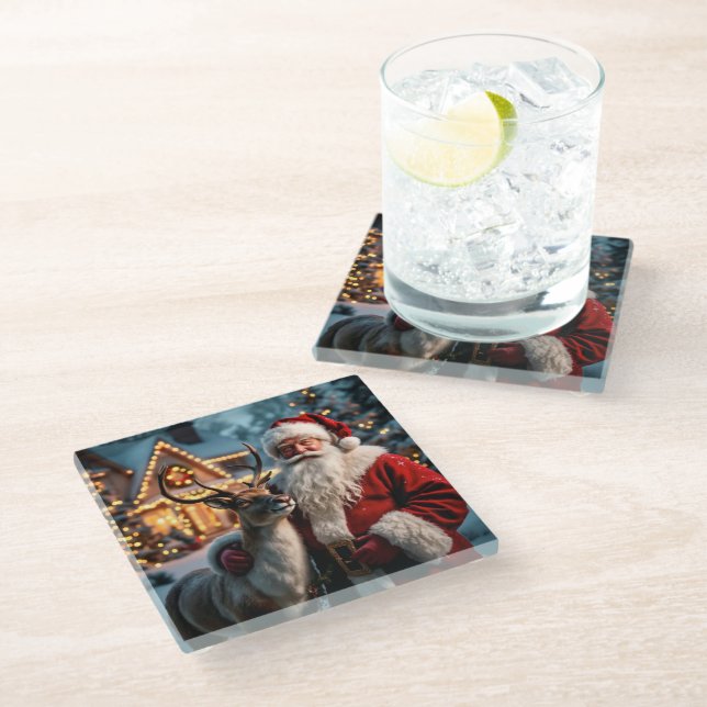 Santa Claus Coaster (Angled)